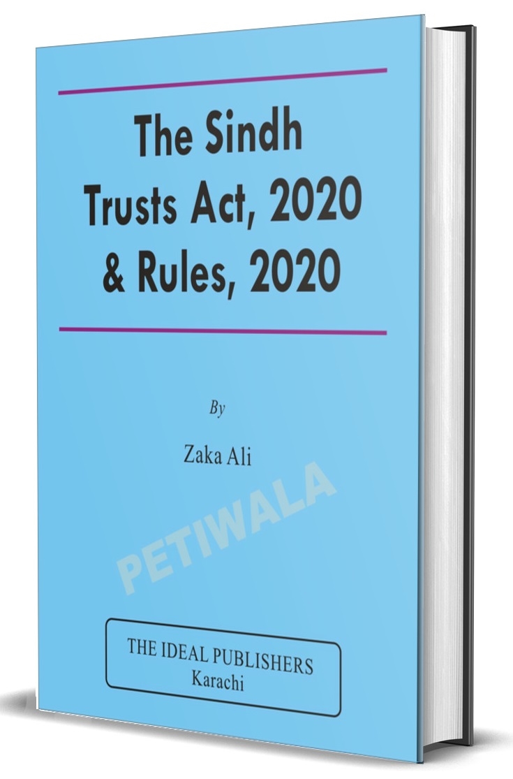 Petiwala Books. Sindh Trusts Act, 2020 & Rules, 2020