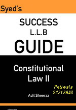 Picture of LLB Guide Constitutional Law II