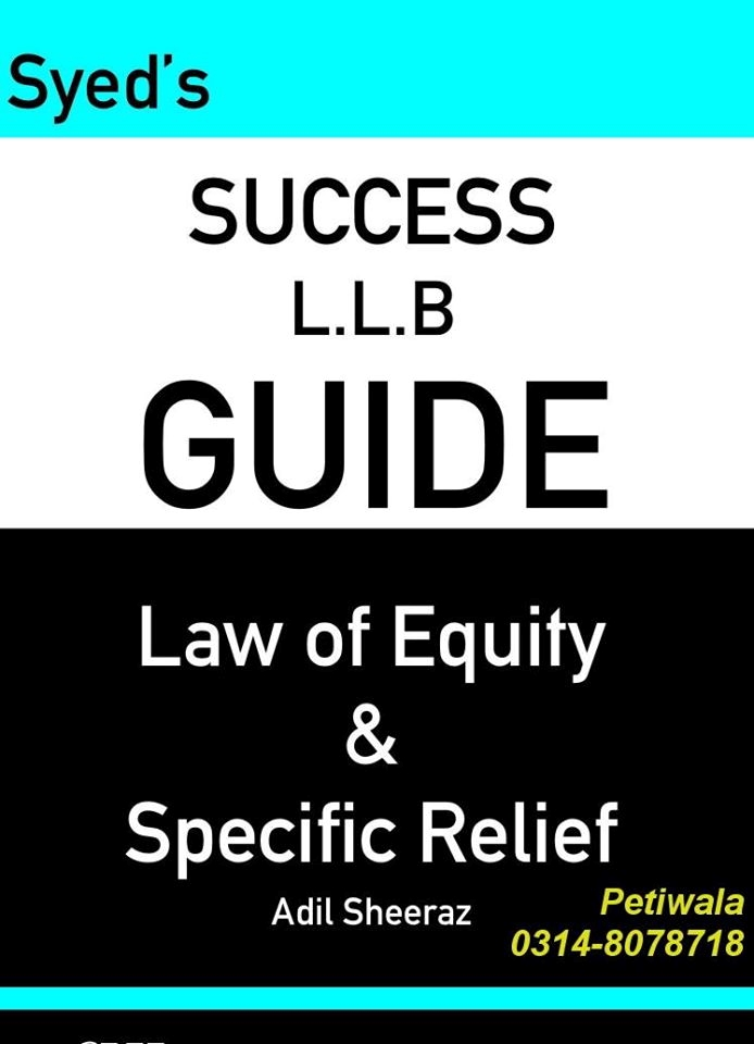 Picture of LLB Guide Law of Equity & Specific Relief