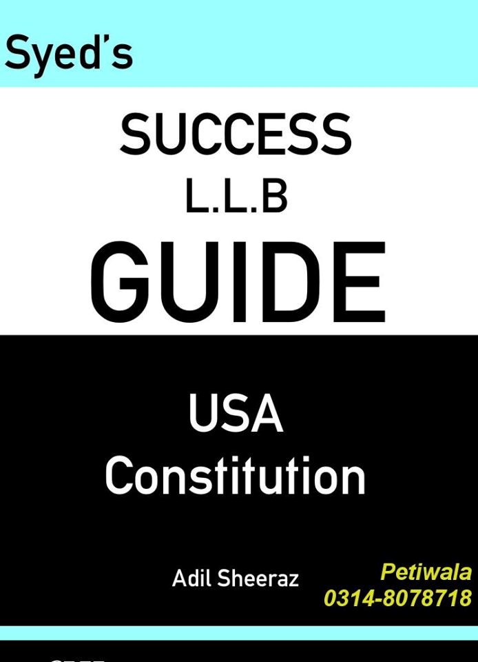 Picture of LLB Guide USA Constitution