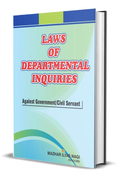 Picture of Law of Departmental Inquiries against Government / Civil Servants
