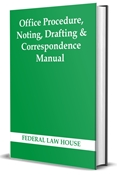 Picture of Office Procedure, Noting, Drafting & Correspondence Manual