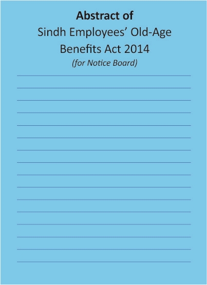 Picture of Abstract of Sindh Employees’ Old-Age Benefits Act 2014