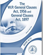 Picture of W. P. General Clauses Act, 1956 and General Clauses Act, 1897