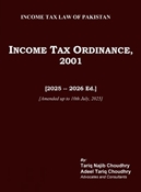 Picture of The Income Tax Ordinance, 2001