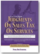 Picture of Case Law Digest "Judgments on Sales Tax on Services"