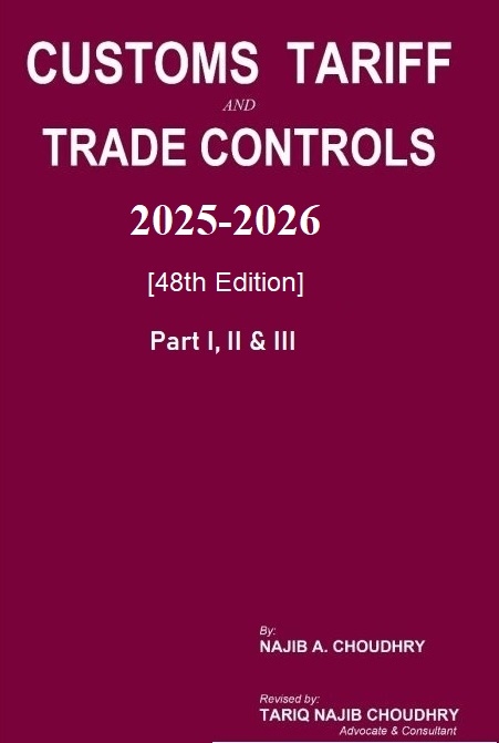 Customs Tariff and Trade Controls