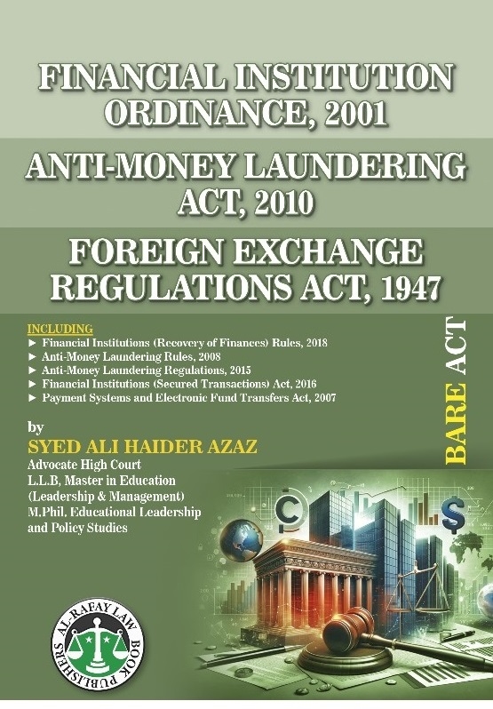 Financial Institution Ordinance, 2001 | Anti-Money Laundering Act, 2010 | Foreign Exchange Regulations Act, 1947