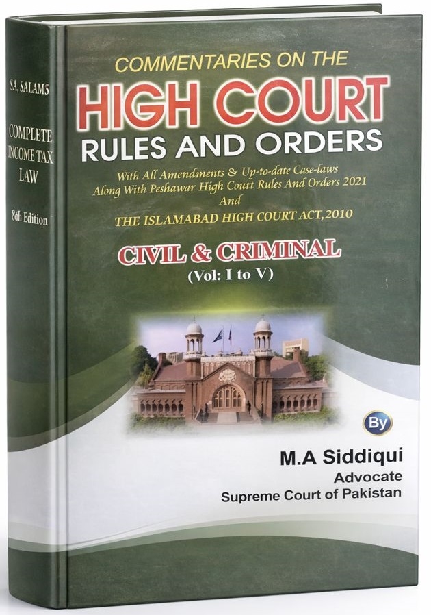 Picture of Commentaries on the High Court Rules & Orders (Civil & Criminal)