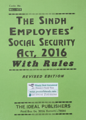 Picture of Sindh Employees` Social Security Act 2016
