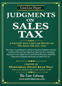 Picture of Case Law Digest ''Judgments on Sales Tax''