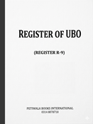 Picture of Register of UBO (Register R-9)