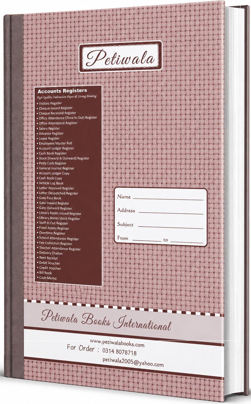 Picture of Visitors Register