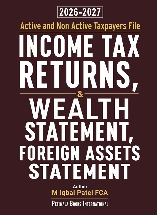 Picture of Active & Non Active Taxpayers File Income Tax Returns, Wealth & Foreign Assets Statements 2026-2027