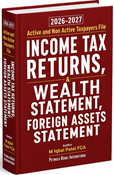 Picture of Active & Non Active Taxpayers File Income Tax Returns, Wealth & Foreign Assets Statements 2026-2027