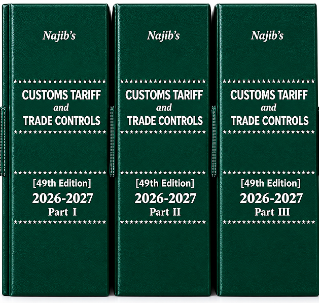 Customs Tariff and Trade Controls